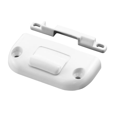 Prime-Line Window Sash Lock w/ Keeper, 2-1/16 in. Hole Centers, Diecast Construction, Euro White Finish F 2941